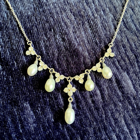 Delicate Pearl Necklace - Picture 1 of 5